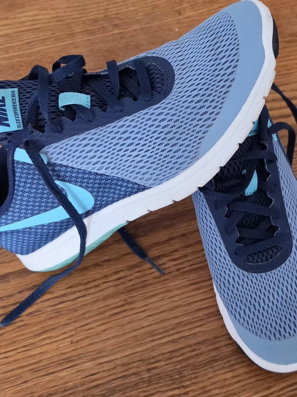 Nike Women's Blue Mesh Running Shoes